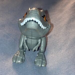 Gray Dinosaur Keychain